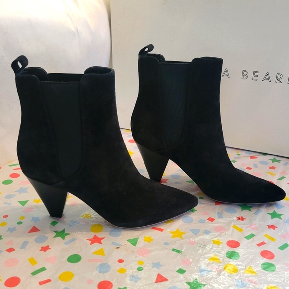 Veronica Beard Baxter Suede Western Chelsea Boots Size 9 MUST SELL! - Picture 7 of 16